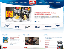 Tablet Screenshot of mullermilch.cz